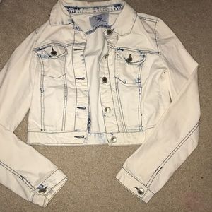 White denim jacket